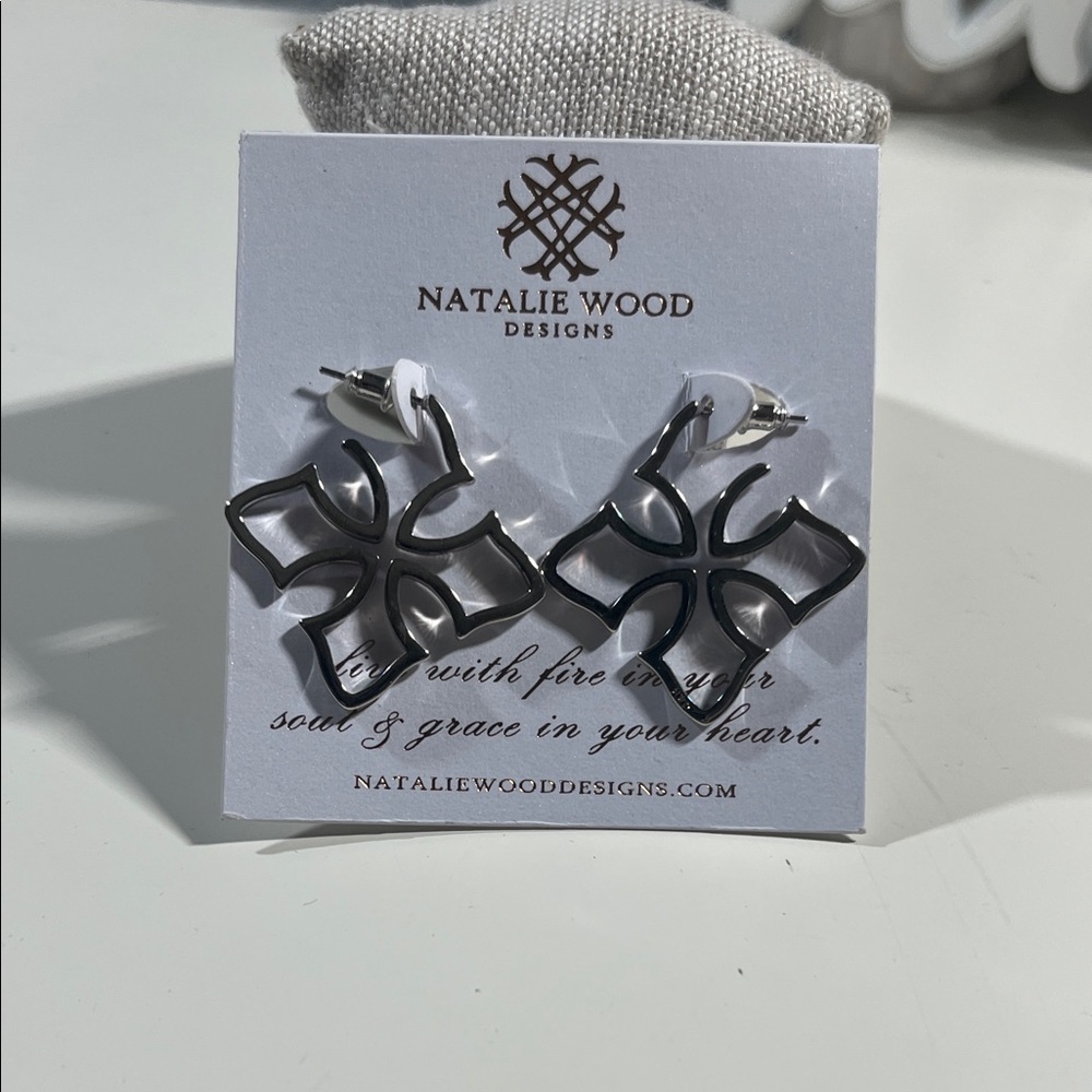 Natalie Wood Silver Earrings